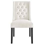 White finish button tufted performance velvet dining chairs - set of 2 by Modway additional picture 7