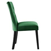 Emerald finish softly tapered back performance velvet dining chairs - set of 2 by Modway additional picture 4
