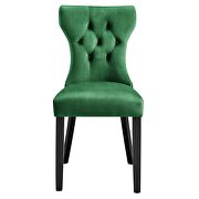 Emerald finish softly tapered back performance velvet dining chairs - set of 2 by Modway additional picture 7
