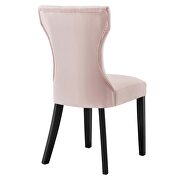 Pink finish softly tapered back performance velvet dining chairs - set of 2 by Modway additional picture 5