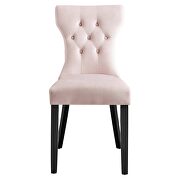 Pink finish softly tapered back performance velvet dining chairs - set of 2 by Modway additional picture 7