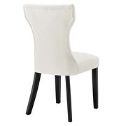 White finish softly tapered back performance velvet dining chairs - set of 2 by Modway additional picture 5