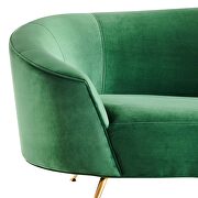 Upholstered performance velvet sofa in emerald finish by Modway additional picture 3