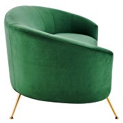 Upholstered performance velvet sofa in emerald finish by Modway additional picture 4