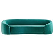 Teal finish performance velvet upholstery sofa by Modway additional picture 6