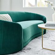 Teal finish performance velvet upholstery sofa by Modway additional picture 8