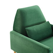 Emerald finish performance velvet upholstery chair by Modway additional picture 5