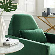 Emerald finish performance velvet upholstery chair by Modway additional picture 8