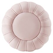 Pink finish channel tufted performance velvet ottoman by Modway additional picture 3