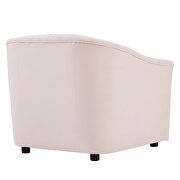 Pink finish performance velvet upholstery channel tufted chair by Modway additional picture 4
