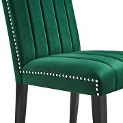 Green finish performance velvet upholstery dining side chairs/ set of 2 by Modway additional picture 2