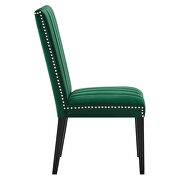 Green finish performance velvet upholstery dining side chairs/ set of 2 by Modway additional picture 3