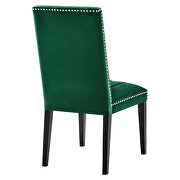 Green finish performance velvet upholstery dining side chairs/ set of 2 by Modway additional picture 5