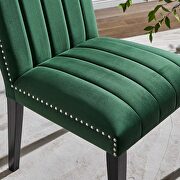 Green finish performance velvet upholstery dining side chairs/ set of 2 by Modway additional picture 8