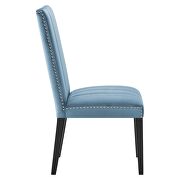 Light blue finish performance velvet upholstery dining side chairs/ set of 2 by Modway additional picture 3