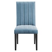 Light blue finish performance velvet upholstery dining side chairs/ set of 2 by Modway additional picture 4