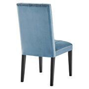 Light blue finish performance velvet upholstery dining side chairs/ set of 2 by Modway additional picture 5