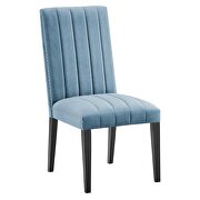 Light blue finish performance velvet upholstery dining side chairs/ set of 2 by Modway additional picture 6
