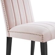 Pink finish performance velvet upholstery dining side chairs/ set of 2 by Modway additional picture 2