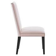 Pink finish performance velvet upholstery dining side chairs/ set of 2 by Modway additional picture 3