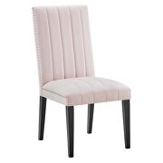 Pink finish performance velvet upholstery dining side chairs/ set of 2 by Modway additional picture 6