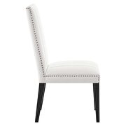 White finish performance velvet upholstery dining side chairs/ set of 2 by Modway additional picture 3
