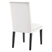 White finish performance velvet upholstery dining side chairs/ set of 2 by Modway additional picture 5