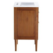 Natural finish base bathroom vanity by Modway additional picture 4