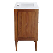 Natural  finish base 36 bathroom vanity by Modway additional picture 4