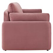 Dusty rose finish stain-resistant performance velvet upholstery sofa by Modway additional picture 6