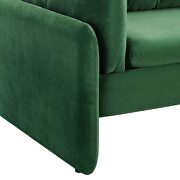 Emerald finish stain-resistant performance velvet upholstery sofa by Modway additional picture 4