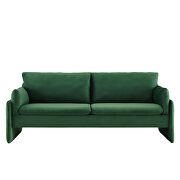 Emerald finish stain-resistant performance velvet upholstery sofa by Modway additional picture 6