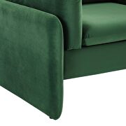 Emerald finish stain-resistant performance velvet upholstery chair by Modway additional picture 4