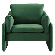 Emerald finish stain-resistant performance velvet upholstery chair by Modway additional picture 5