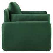 Emerald finish stain-resistant performance velvet upholstery chair by Modway additional picture 8
