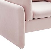Pink finish stain-resistant performance velvet upholstery chair by Modway additional picture 4