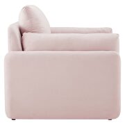 Pink finish stain-resistant performance velvet upholstery chair by Modway additional picture 8