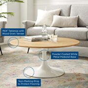 Coffee table in white natural by Modway additional picture 3