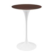 Bar table in white cherry walnut by Modway additional picture 6