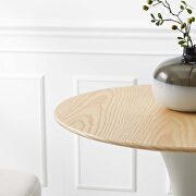 Bar table in white natural by Modway additional picture 3