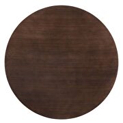 Wood dining table in gold cherry walnut by Modway additional picture 5
