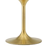 Wood dining table in gold natural by Modway additional picture 4
