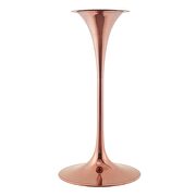 Square wood bar table in rose natural by Modway additional picture 4