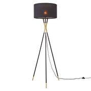 Standing floor lamp in black by Modway additional picture 5