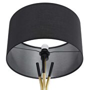 Standing floor lamp in black by Modway additional picture 9