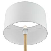 Tripod floor lamp in white/ natural by Modway additional picture 8