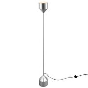 Standing floor lamp in silver finish by Modway additional picture 2