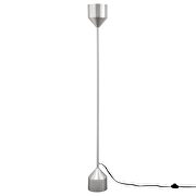 Standing floor lamp in silver finish by Modway additional picture 5