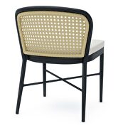 Outdoor patio dining side chair in ivory/ white finish by Modway additional picture 5