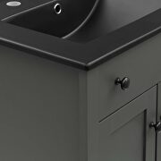 Bathroom vanity in gray black additional photo 4 of 9